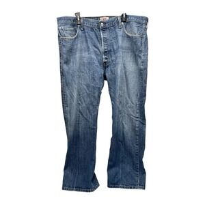 Levi's Original 501 Button Front Men's Straight Leg 44/30 Blue Jeans